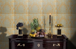 Обои 839-T-7661 фото в интерьере гостиной превью