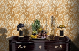 Обои 839-T-8627 фото в интерьере гостиной превью