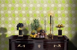 Обои 839-T-9186 фото в интерьере гостиной превью