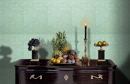 Обои 839-T-9198 фото в интерьере гостиной превью