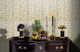 Обои 839-T-9199 фото в интерьере гостиной превью