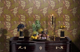 Обои 839-T-9261 фото в интерьере гостиной превью