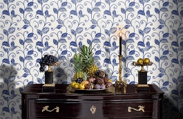 Обои 839-T-9266 фото в интерьере гостиной превью