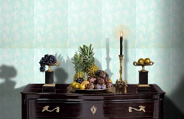 Обои 839-T-9279 фото в интерьере гостиной превью