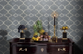 Обои AR00223 фото в интерьере гостиной превью