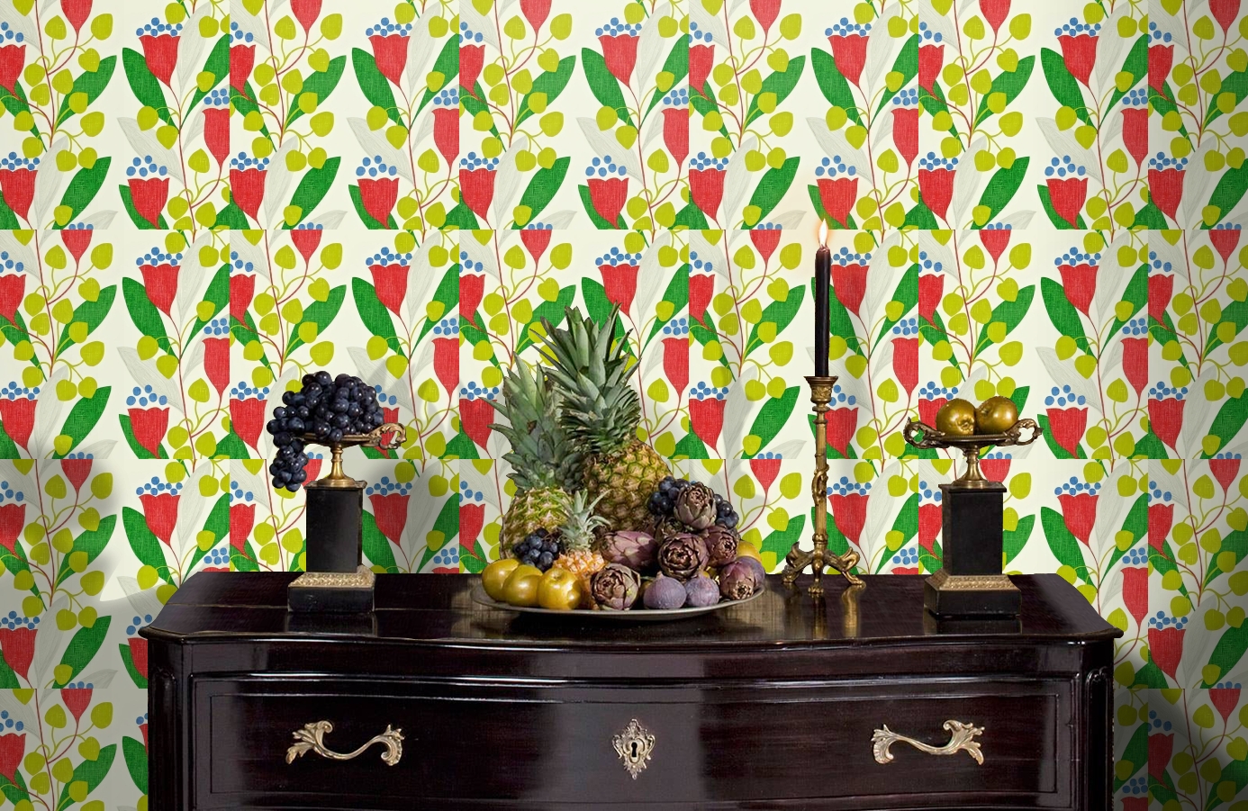 Обои DCFL211655 фото в интерьере гостиной