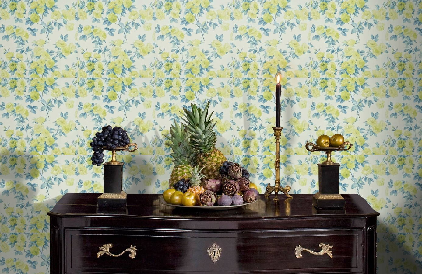 Обои DVIWEG103 фото в интерьере гостиной