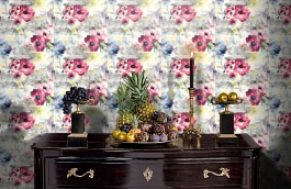 Обои IWB00400 фото в интерьере гостиной превью