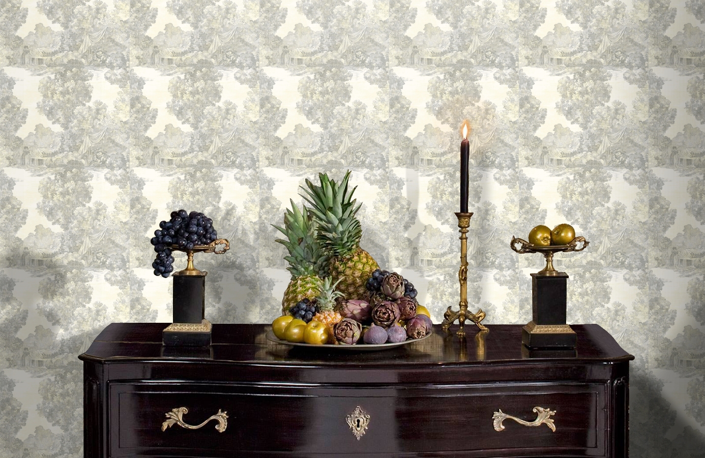 Обои LD81308 фото в интерьере гостиной