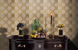 Обои T10037 фото в интерьере гостиной превью