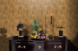 Обои T10058 фото в интерьере гостиной превью