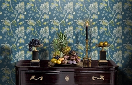 Обои T13002 фото в интерьере гостиной превью