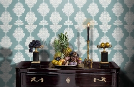 Обои T13015 фото в интерьере гостиной превью