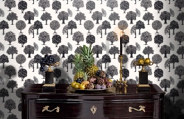 Обои T35112 фото в интерьере гостиной превью