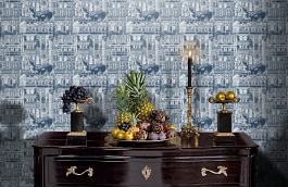 Обои T35175 фото в интерьере гостиной превью