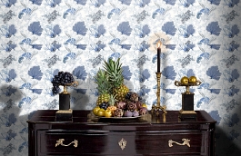 Обои T5733 фото в интерьере гостиной превью