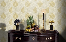 Обои JV80106 фото в интерьере гостиной превью