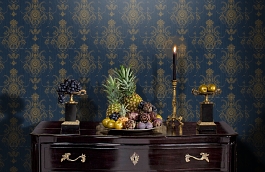 Обои JV80302 фото в интерьере гостиной превью