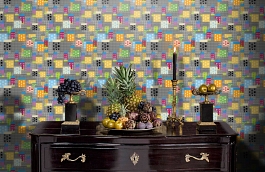 Обои W15 0008 W10 фото в интерьере гостиной превью