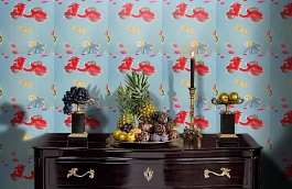 Обои W15.0018.W03 VESPAS.22 W- фото в интерьере гостиной превью