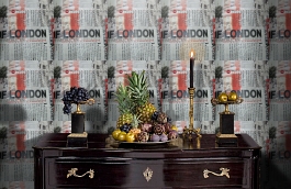 Обои W15.0025.W07 TRIANON W-07 фото в интерьере гостиной превью