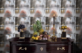 Обои W15.0031.W02 WORLD W-02 фото в интерьере гостиной превью