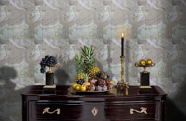 Обои W15.0032.W01 HOTELS W-01 фото в интерьере гостиной превью