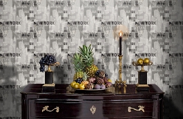 Обои W15 0043 W05 фото в интерьере гостиной превью