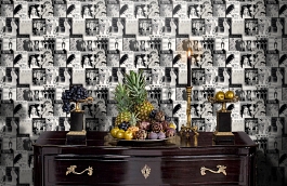 Обои W15 0054 W05 фото в интерьере гостиной превью