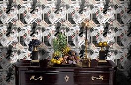 Обои W15 0055 W01 фото в интерьере гостиной превью