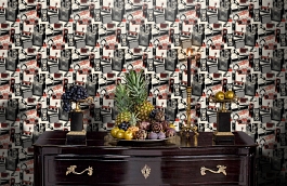 Обои W15 0064 W05 фото в интерьере гостиной превью