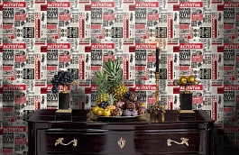 Обои W15 0065 W04 фото в интерьере гостиной превью