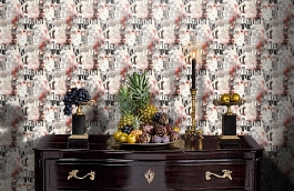 Обои W15 0068 W05 фото в интерьере гостиной превью