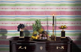 Обои W16.0005.W01 RAYA.410 W-0 фото в интерьере гостиной превью