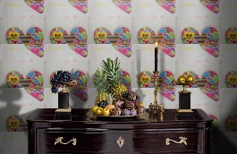 Обои W16.0010.W01 LOVE W-01 фото в интерьере гостиной превью