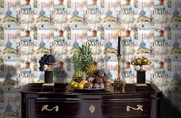 Обои W17 0002 W01 фото в интерьере гостиной превью