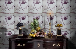 Обои W75.0003.A08 JUNGLE.39468 фото в интерьере гостиной превью