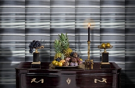 Обои W75.0004.A08 TOILE.39467 фото в интерьере гостиной превью