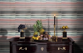 Обои W75.0004.B40 TOILE.39467 фото в интерьере гостиной превью