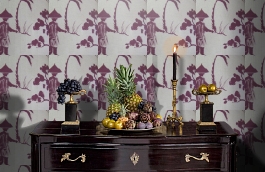 Обои W75.0004.B50 TOILE.39467 фото в интерьере гостиной превью