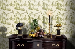 Обои CHP02002 фото в интерьере гостиной превью