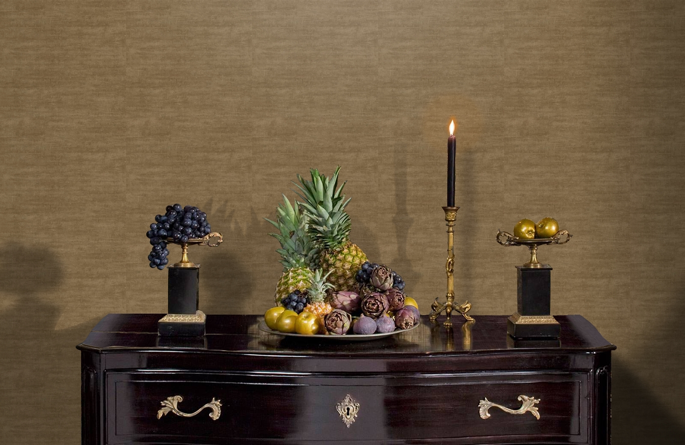 Обои EW6724 фото в интерьере гостиной