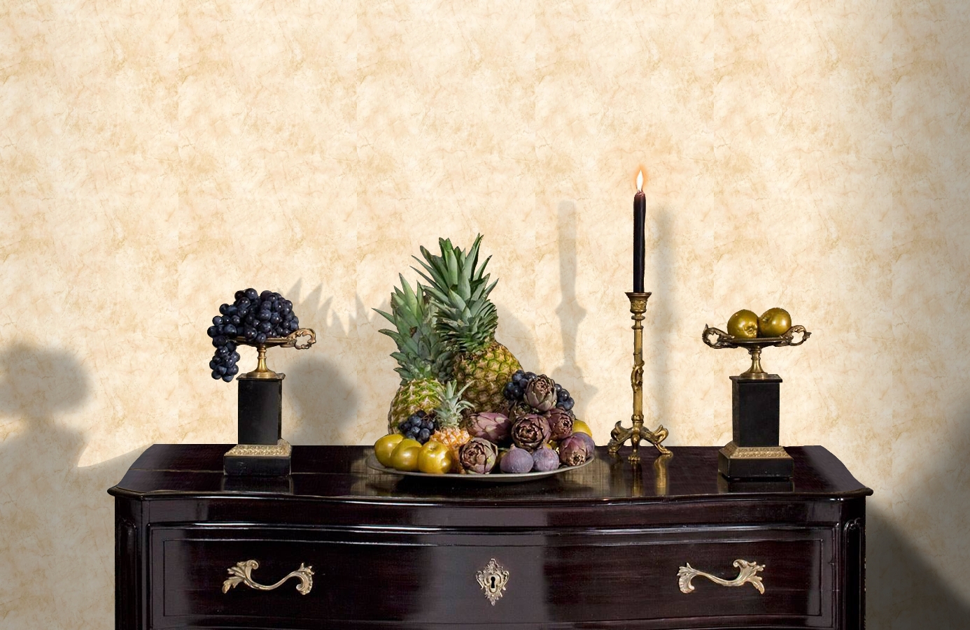 Обои PA5665 фото в интерьере гостиной