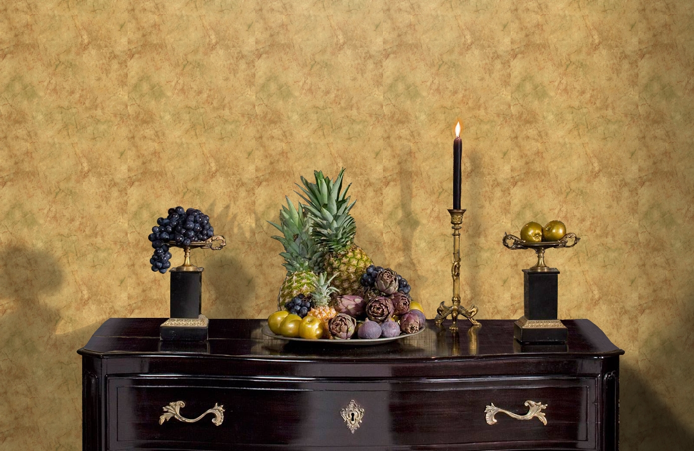 Обои PA5669 фото в интерьере гостиной