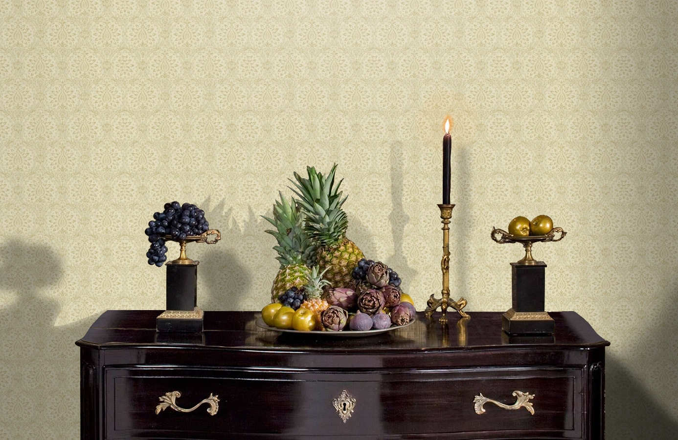 Обои SH5528 фото в интерьере гостиной