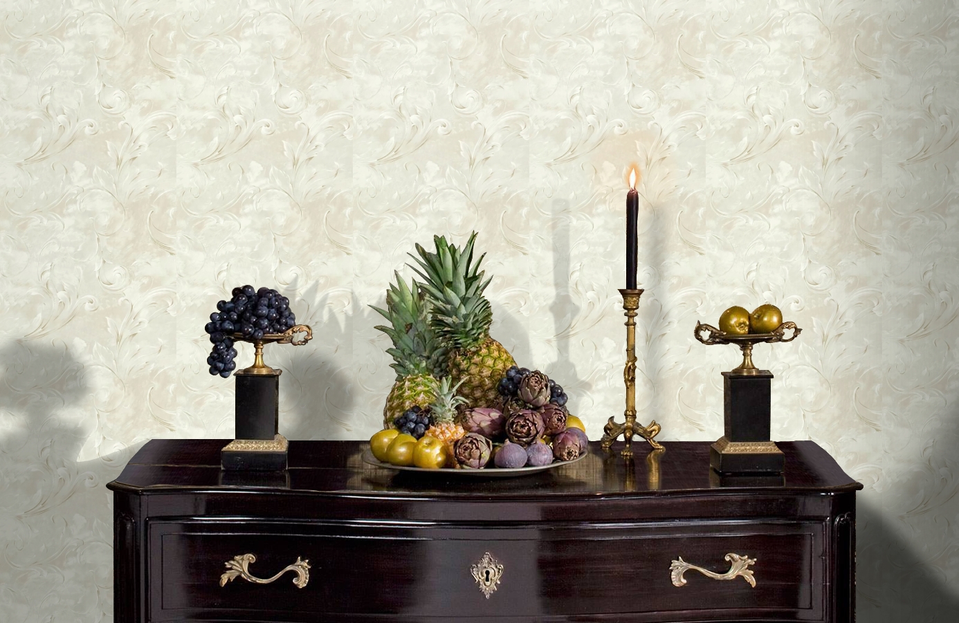 Обои SH5597 фото в интерьере гостиной