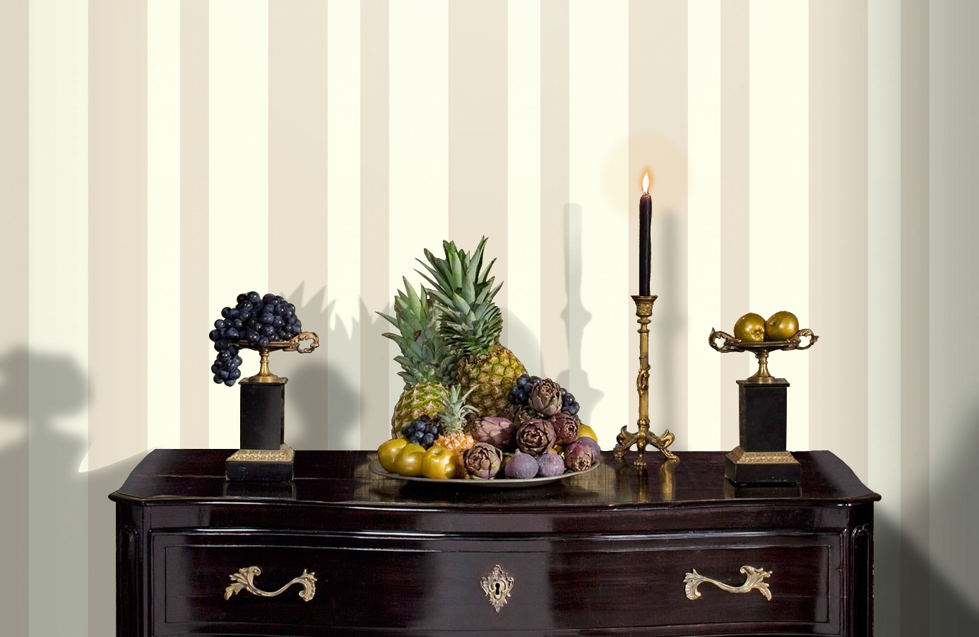 Обои SV2614 фото в интерьере гостиной