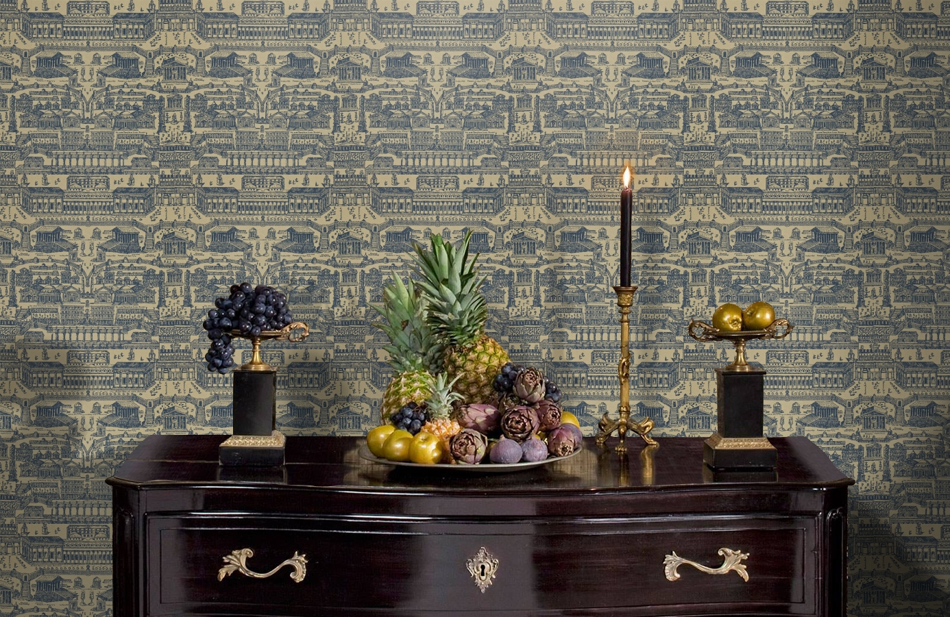 Обои ZINW310073 фото в интерьере гостиной