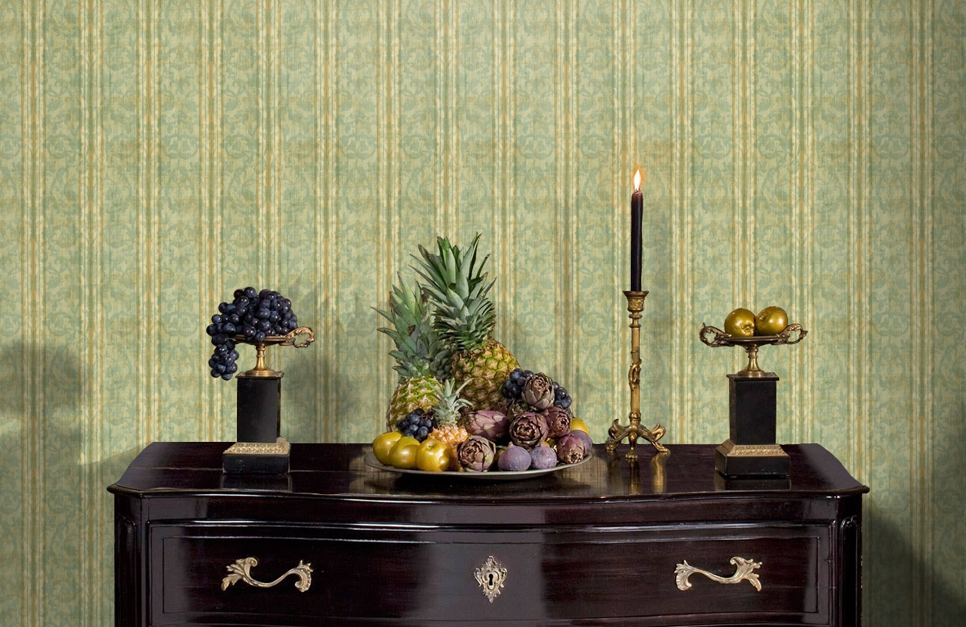 Обои AT30203 фото в интерьере гостиной