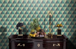 Обои 105/10045 фото в интерьере гостиной превью